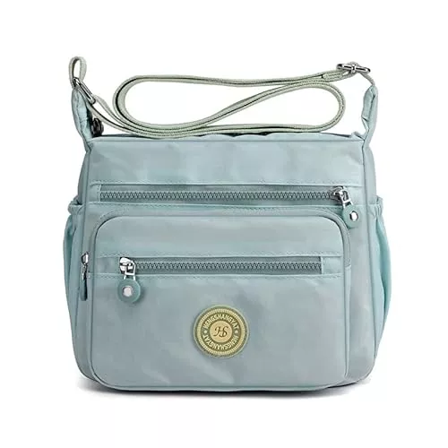 Simcat Taschen & Rucksäcke Simcat Crossbody-Tasche mit mehreren Taschen, Umhängetasche, Damen-Umhängetasche, Messenger-Tasche, Nylon, wasserdicht, für Damen, Mutter, groß