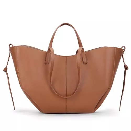 TIAASTAP Taschen & Rucksäcke TIAASTAP Groß Handtasche Damen Tote Bag Kunstleder Shopper Tasche Elegante Schultertasche Henkeltaschen Handbags für Uni Einkaufen Reisen