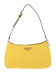GUESS Taschen & Rucksäcke GUESS Schultertasche Leather Ariete Shoulderbag Yellow gelb