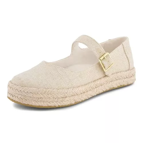 TOMS Flache Schuhe TOMS Carolina Mary Jane für Damen
