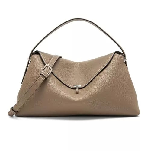 NGGU Taschen & Rucksäcke NGGU Umhängetasche aus Leder für Damen, mehrere Fächer für Alltag und Reisen
