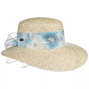 Lipodo Hüte & Mützen Lipodo Malima Strohhut mit Schleife Eleganter Sonnenhut Damen Handgefertigt Made in Italy Frühjahr/Sommer