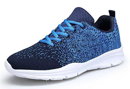 KOUDYEN Sneaker & Sportschuhe KOUDYEN Laufschuhe Atmungsaktiv Turnschuhe Schnürer Sportschuhe Sneaker für Herren Damen