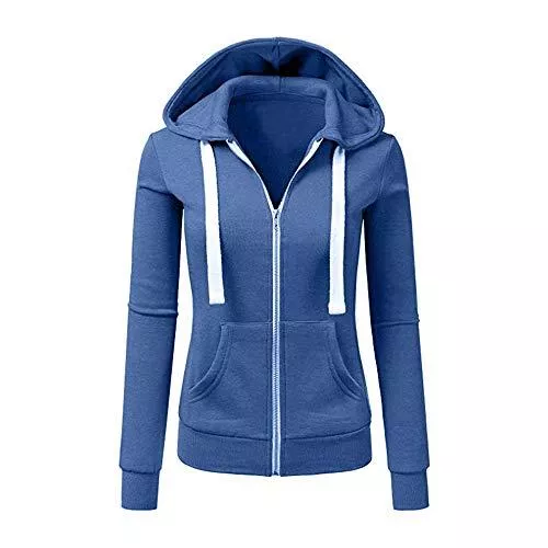 Newbestyle Kapuzenpullover Newbestyle Jacke Damen Sweatjacke Hoodie Sweatshirtjacke Pullover Oberteile Kapuzenpullover