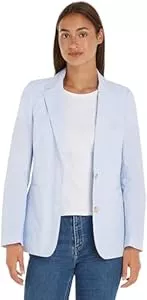 Tommy Hilfiger Blazer Tommy Hilfiger Damen Blazer Striped Poplin Regular Elegant