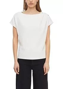 Comma  Comma Weiches T-Shirt mit Faltendetail