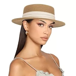 INOGIH Hüte & Mützen INOGIH Strohhut für den Sommer, Sonnenhut, breite Krempe, Fedora, Panama, Sommer, Strandhut für Damen und Herren