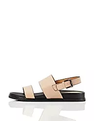 find Sandalen & Slides Amazon-Marke: find. Leather Sports Damen Offene Sandalen