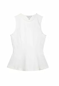 Marks &amp; Spencer Ärmellose Blusen Marks &amp; Spencer Damen Figurbetontes Ärmelloses Schößchen-Top – Mit Stretch