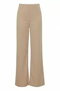 ICHI Hosen ICHI IHKATINE Damen Hose Stoffhose Pants mit Gummizug Ziernähten Paspeltaschen Regular fit