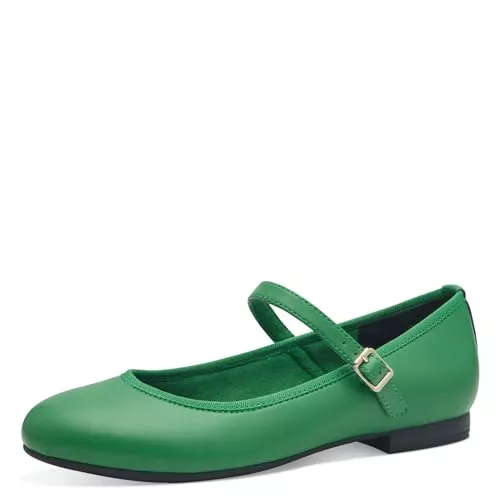 MARCO TOZZI Flache Schuhe Marco Tozzi Damen Ballerinas mit Riemchen Vegan