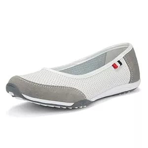 FILIPPO Flache Schuhe FILIPPO Ballerina Schuhe Damen Sportlich - Barfußschuhe Damen Leder - Slip on Ballerinas Frauen - Schlupfschuhe