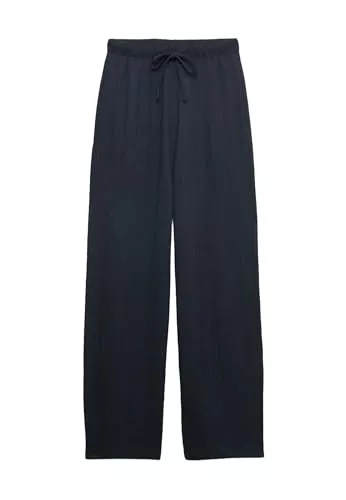 Marks &amp; Spencer Hosen Marks &amp; Spencer Texturierte Hose mit elastischer Taille und Karottenbein