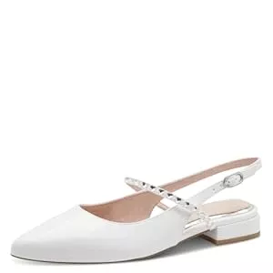 MARCO TOZZI Sandalen & Slides MARCO TOZZI Damen Pumps weiches Feel Me Fußbett Leder Decksohle Hochzeit