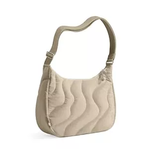 tomtoc  tomtoc 3,5L 9L Puffer Sling Crossbody Bag Damen, Modische Nylon Moon Bag Damen mit Gut Sitzendem Schulterriemen, Passend für Mobiltelefon &amp; Tägliche Essentials, Handtasche mit Innenfächern