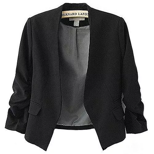 HOSD Kostüme & Blazer HOSD Blazer Jacke, koreanischer Stil, Bonbons, einfarbig, Slim Kostüm, modisch, Frauen, ohne Knöpfe