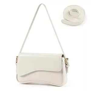 Etercycle Taschen & Rucksäcke Etercycle Umhängetasche Damen, PU Leder Crossbody Bag mit 2 Schultergurt Handtasche Y2K Schultertasche Vintage für Frauen Trendy Taschen