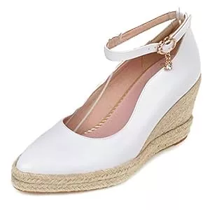 Gicoiz  Gicoiz Keilabsatz Plateau Espadrille Damen Pointed Toe Pump