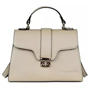 bugatti Taschen & Rucksäcke bugatti Mare 3.0 kleine Henkeltasche für Damen, elegante Umhängetasche aus Kunstleder