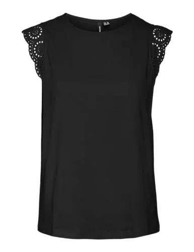 VERO MODA Ärmellose Blusen VERO Moda Damen Vmemily Sl Gathering Top JRS Noos Top (1er Pack)