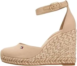 Tommy Hilfiger  Tommy Hilfiger Damen Flag High Wedge Espad Closed Toe Fw0fw09225 Keil-Espadrilles