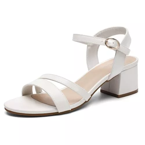 Yavero Sandalen & Slides Yavero Damen Sandaletten mit Absatz – Elegante Sommer Absatzschuhe, Bequeme Sandalen für Alltag 36-41