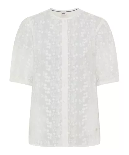 BRAX Kurzarmblusen BRAX Feel Good Style VEA Damen Bluse