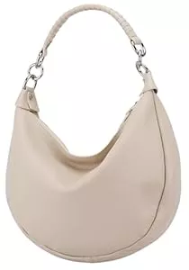 SH Leder  SH Leder Echtleder Damen Halbmondförmige Tasche stylisch bananentasche Umhängetasche Leder 30x22cm Mina G668