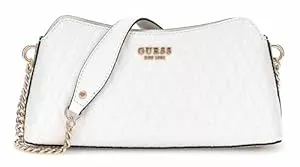 GUESS Taschen & Rucksäcke GUESS Betula Top Zip Shoulder Bag White