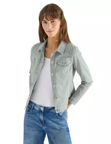 Cecil Jacken Cecil Damen Jeansjacke mit Brusttaschen und Knöpfen