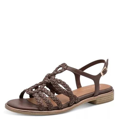 MARCO TOZZI Sandalen & Slides Marco Tozzi Damen Sandale weiches Feel Me Fußbett Vegan weiches Innenfutter Modern