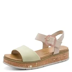 MARCO TOZZI Sandalen & Slides MARCO TOZZI Damen Sandale weiches Feel Me Fußbett Vegan weiches Innenfutter Modisch