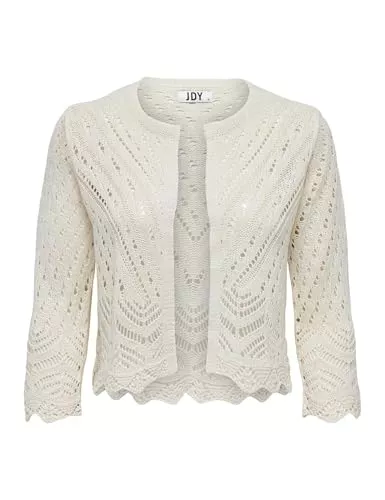 JACQUELINE de YONG Strickjacken Jacqueline de Yong Damen Jdysun 3/4 Cropped Cardigan KNT Noos Strickjacke (1er Pack)