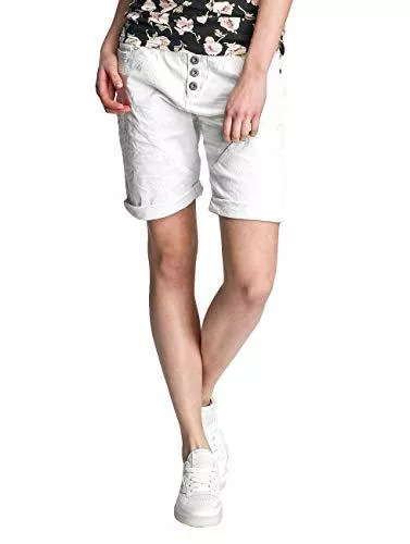 Urban Surface Shorts Urban Surface Damen Stoff Bermuda Shorts aus Stretch-Twill