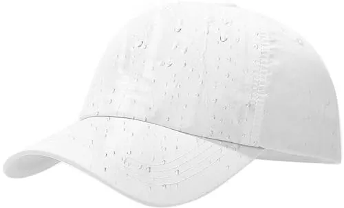 Malaxlx Hüte & Mützen Malaxlx Wasserdicht Baseball Cap Damen Herren Kappe Verstellbar Baseballkappe Draußen Sun Mützen Visoren Athletic Schnell Trocknend Regenmütze