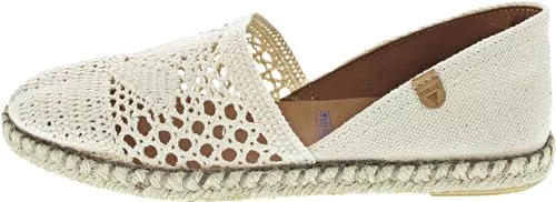 VERBENAS Sandalen & Slides VERBENAS Carmen Gehäkelte beige Espadrilles