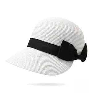 LISHIHE Hüte & Mützen LISHIHE Strohhut Damen Mit Bowknot,Sonnenschutz Hut Damen Mit Breiter Krempe,Strohhut Gärtner Damen Atmungsaktiv Strandmütze Sonnenhut Damen Für Damen, Outdoor, Reisen, Urlaub