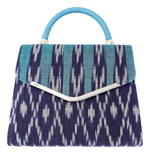 Orientae Taschen & Rucksäcke Orientae Siam Heritage Damen-Handtasche aus echter Thailändischer Seide, handgefertigt, elegantes Top Handle mit Schultergurt, ideal für Zeremonien, Events und Abendveranstaltungen