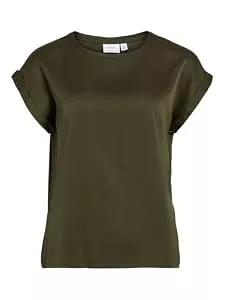 Vila T-Shirts Vila Female Oberteil mit kurzen Ärmeln VIELLETTE