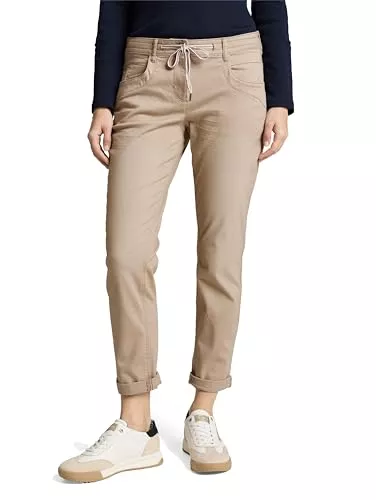 TOM TAILOR Hosen TOM TAILOR Damen Tapered Relaxed Hose mit Kordelzug
