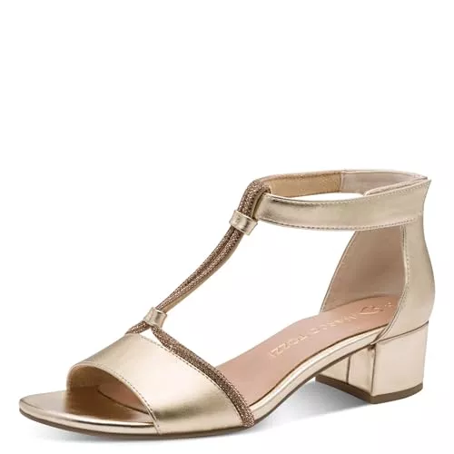 MARCO TOZZI Sandalen & Slides MARCO TOZZI Damen Sandale weiches Feel Me Fußbett Vegan weiches Innenfutter Sommerlich
