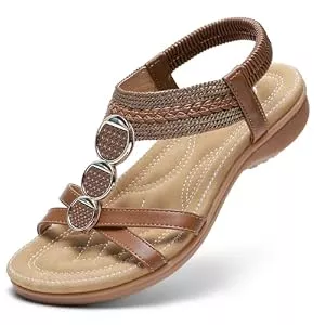 Littleplum Sandalen & Slides Littleplum Damen Sandalen Arch Support Sandale Riemen Design Stilvolle Sommer Sandalen