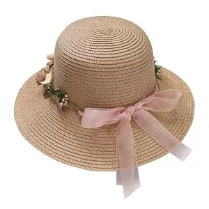 Manfnee Hüte & Mützen Manfnee Strandhut für Frauen große Stroh breite Birm Sommerhüte Sonnenschutz Floppy faltbar Roll up Cap