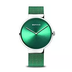 BERING Uhren BERING Unisex Analog Quarz Classic Collection Armbanduhr mit Edelstahl Armband und Saphirglas 14539-808