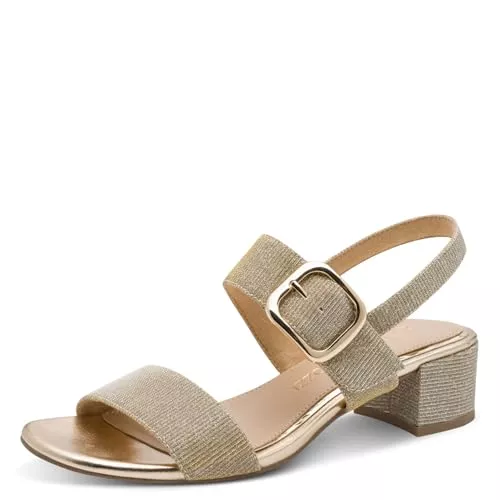 MARCO TOZZI Sandalen & Slides MARCO TOZZI Damen Sandale weiches Feel Me Fußbett Vegan weiches Innenfutter Vegan