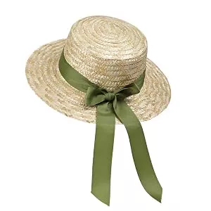 ZCJ Hüte & Mützen ZCJ Strohhut Sonnenhut Damen, Weizenstroh mit Dekor-Schleife, Sonnenhut mit UV-Schutz 50+ für Strand, Urlaub &amp; Sommer