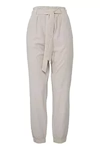 OXMO Hosen OXMO OXLennja Damen Hose Stoffhose elastischer Bund mit Bindegürtel Regular Fit