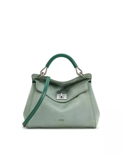 JW PEI Taschen & Rucksäcke JW PEI Lucia Damen Klassische Henkeltaschen - Kunst-Sued Matchagrün
