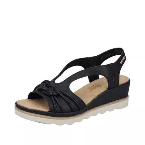 Rieker Sandalen & Slides Rieker Damen 67471 Keil Sandaletten