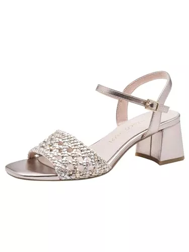MARCO TOZZI Sandalen & Slides Marco Tozzi Damen Sandale weiches Feel Me Fußbett weiches Innenfutter Vegan Zeitlos
